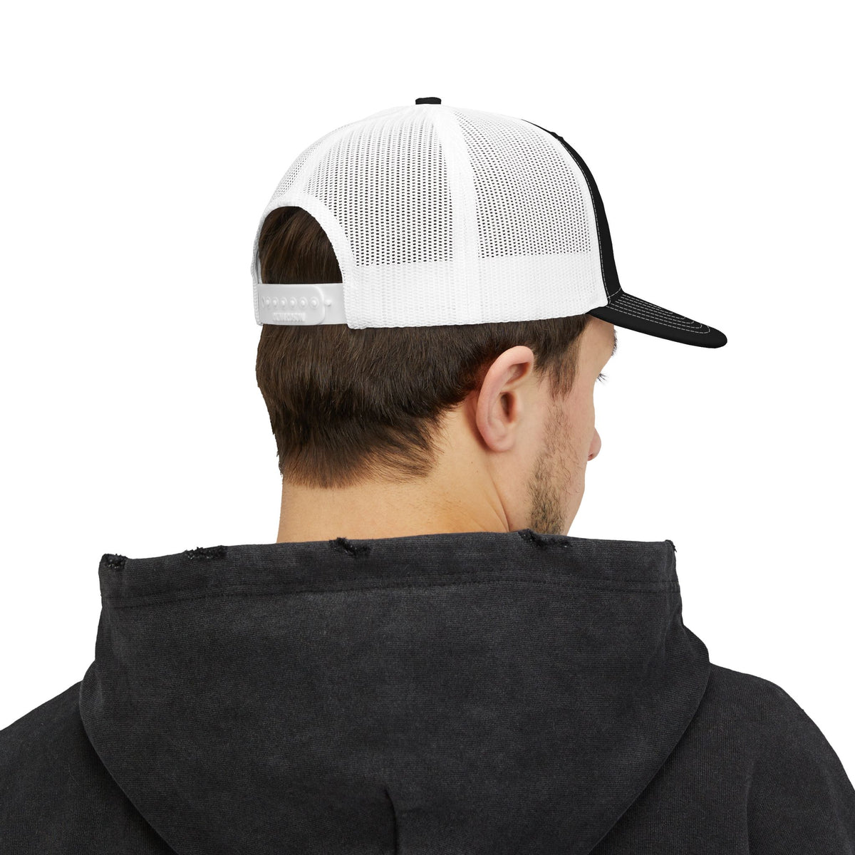 Otter Fest Mountain Badge Snapback Trucker Cap | Outdoor Logo Hat