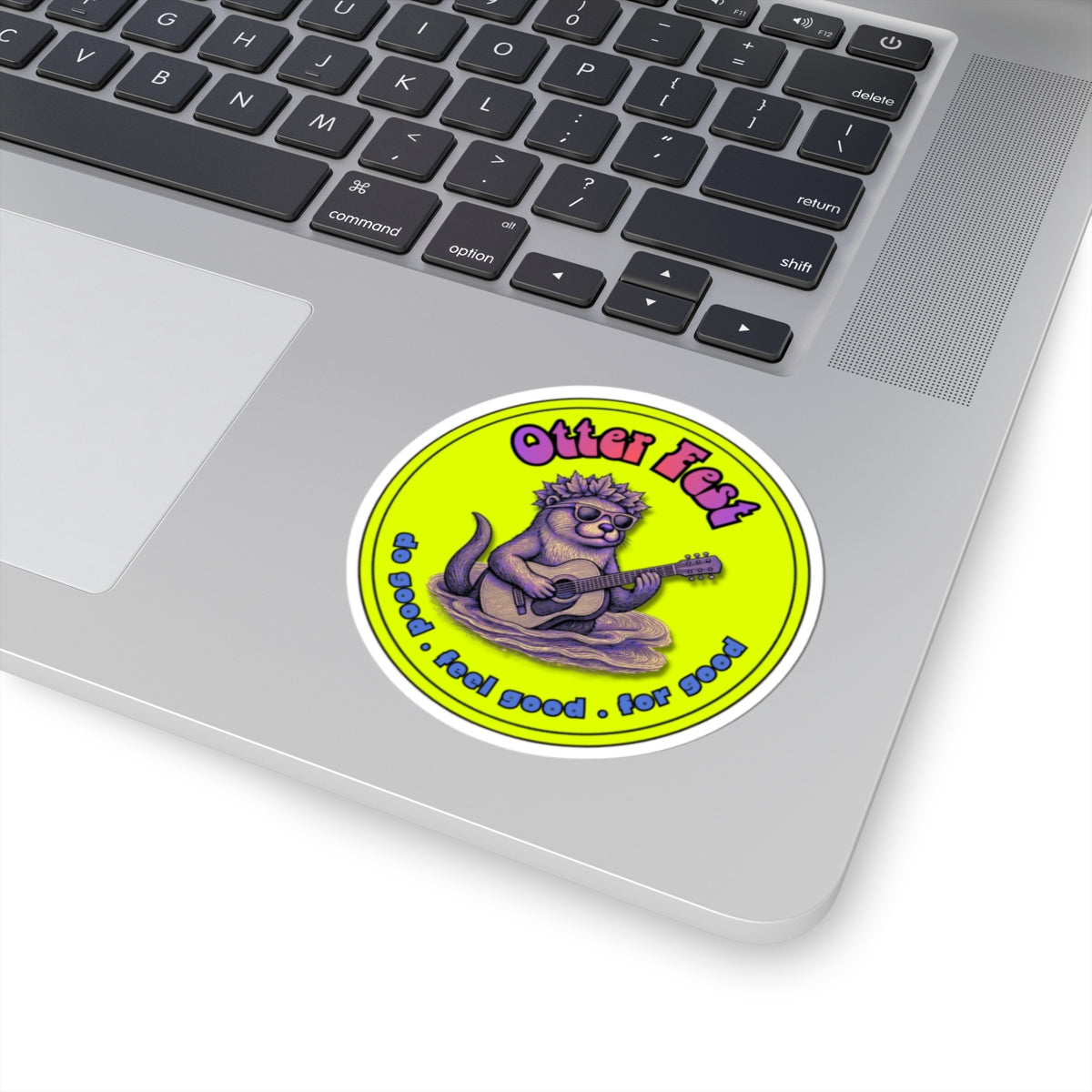 Otter Fest  Psychedelic Guitar Clem sticker | Otter Fest BCH Sticker Collection