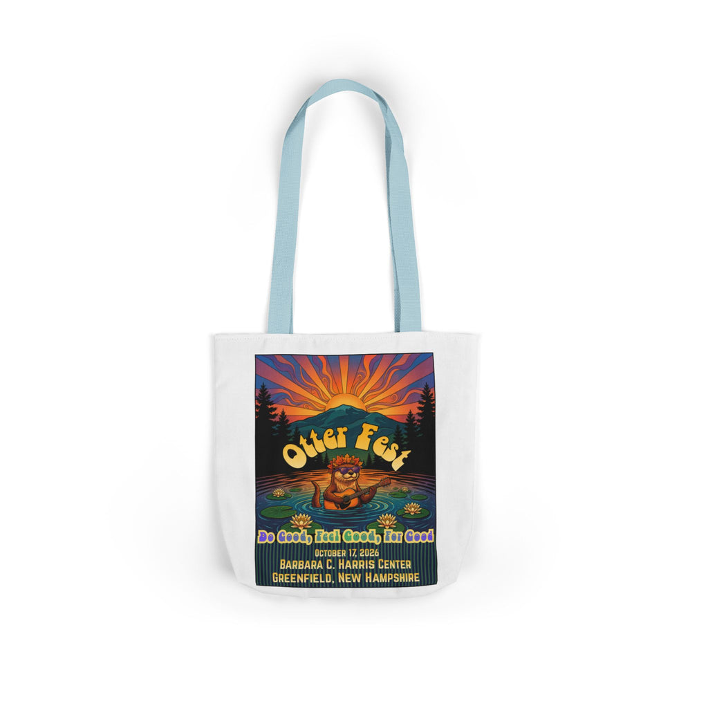 OTTER FEST Two sided print Poly-Canvas Tote Bag