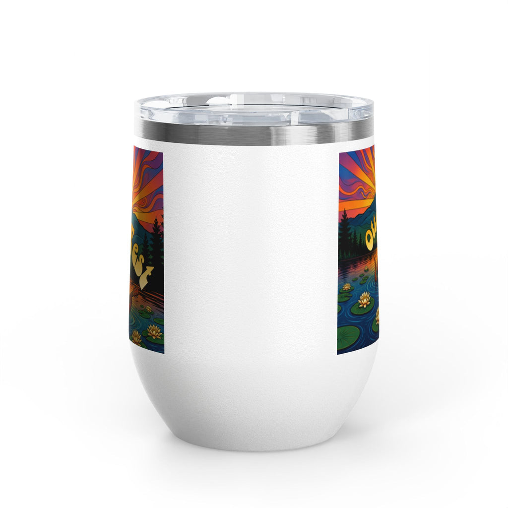 Otter Fest Strummin’ & Pickin’ Clem Sunset Wine Tumbler | Otter Fest 12oz. Wine Tumbler