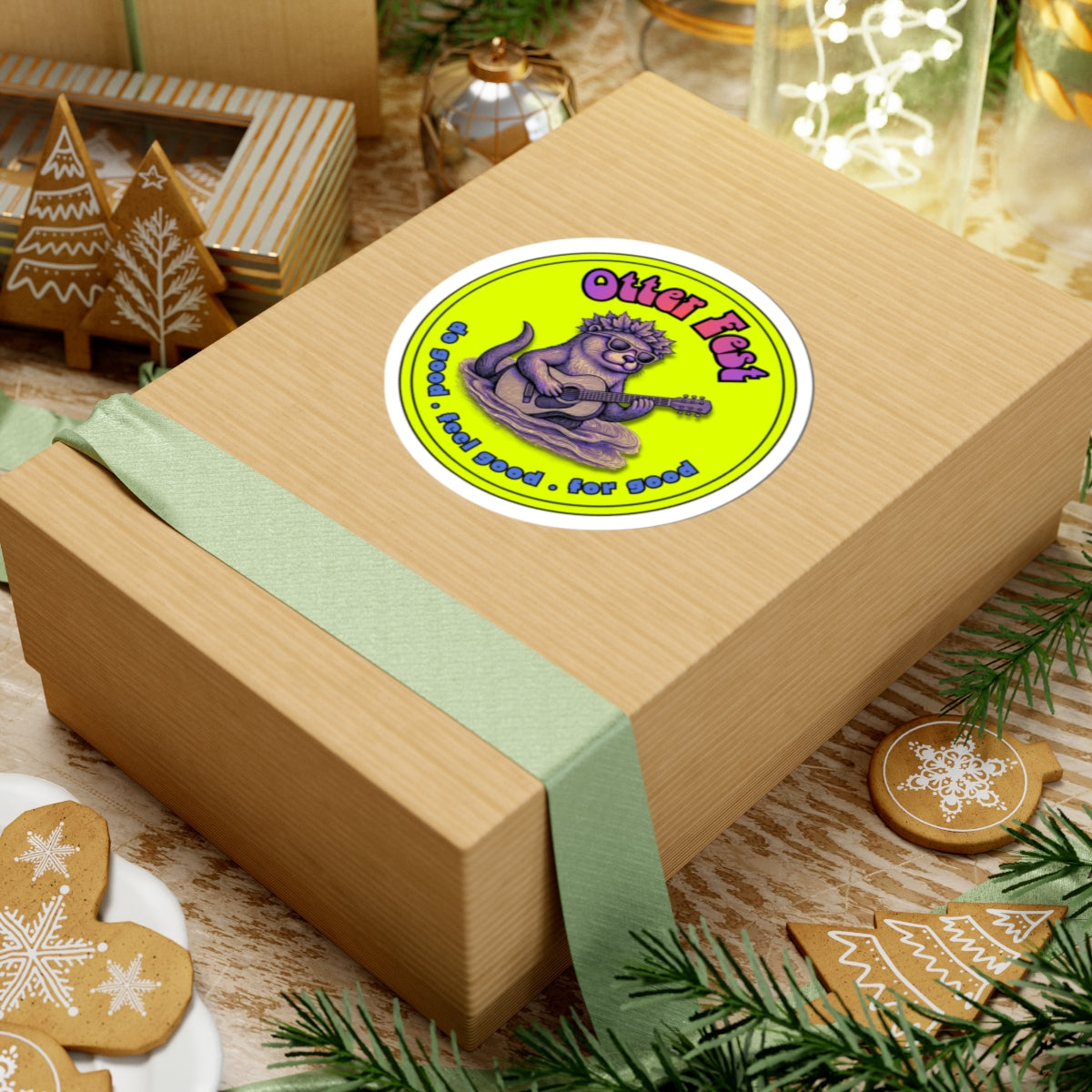 Otter Fest  Psychedelic Guitar Clem sticker | Otter Fest BCH Sticker Collection