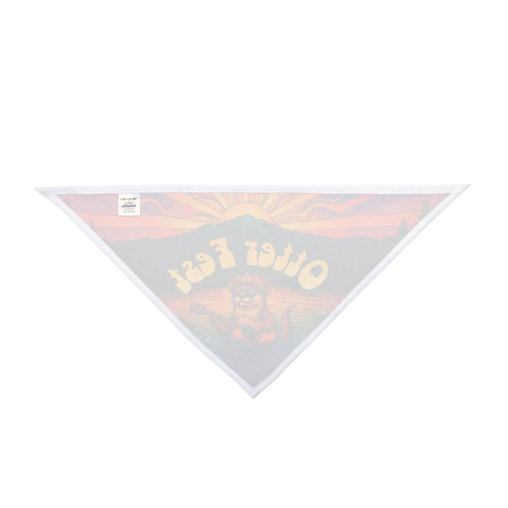 Otter Fest Clem with Guitar Pet Bandana | Otter Fest BCH Pet Bandana