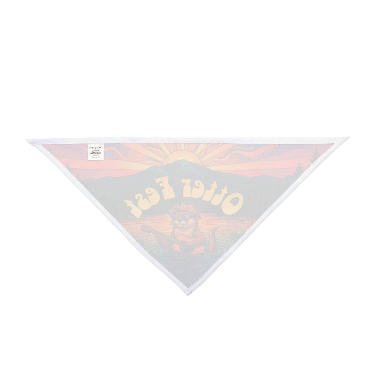 Otter Fest Clem with Guitar Pet Bandana | Otter Fest BCH Pet Bandana