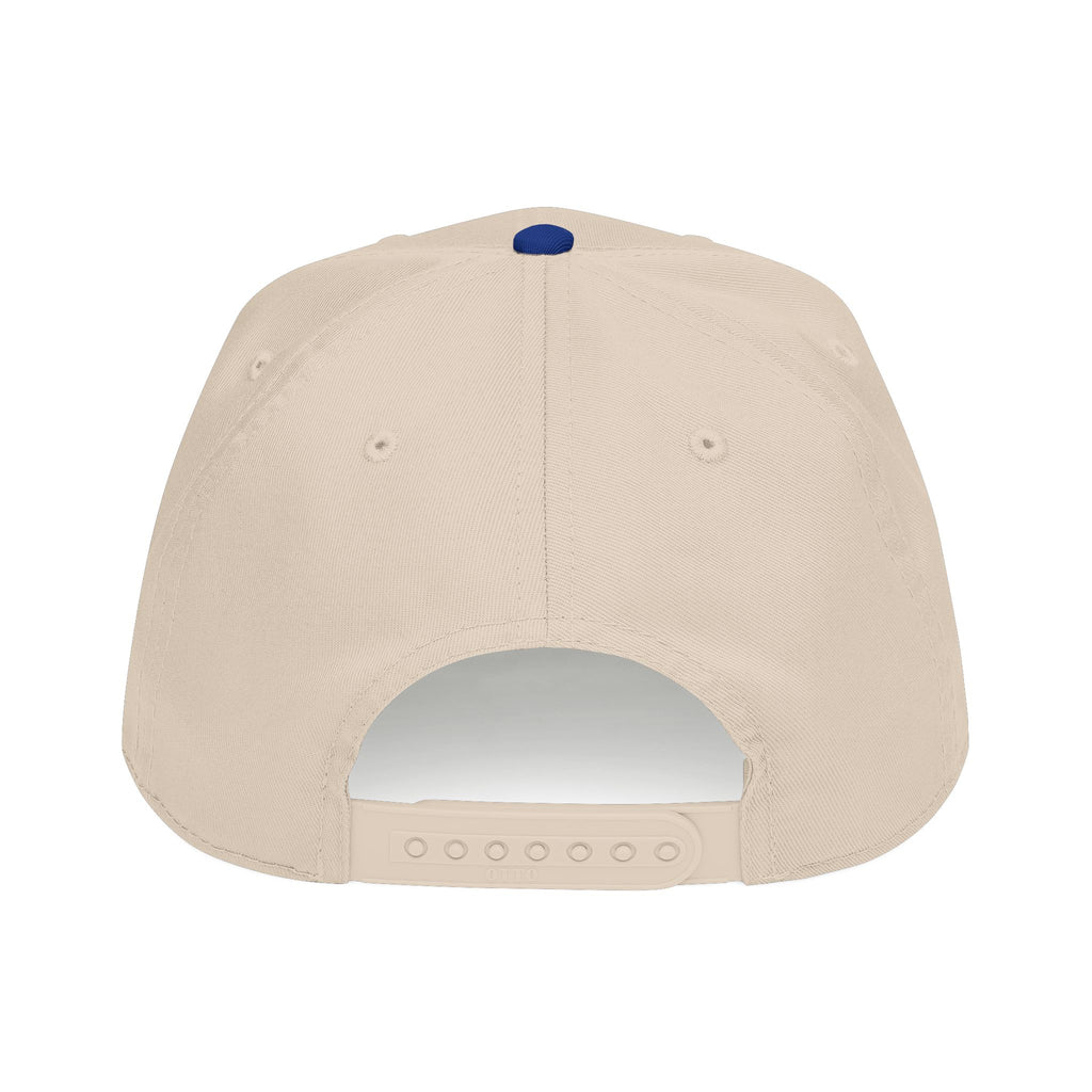 Otter Fest, navy mountain badge Mid Profile Baseball Cap