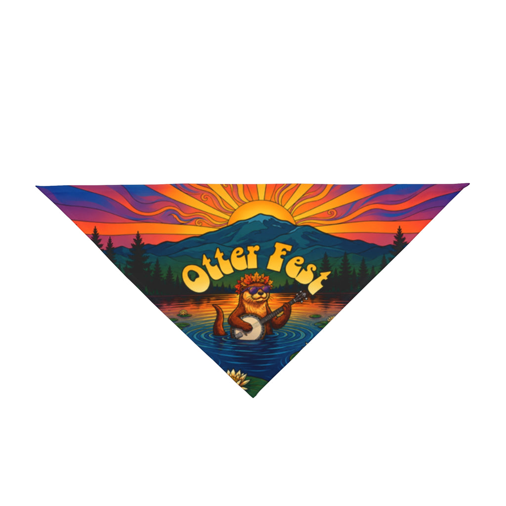 Otter Fest bandana Pet Bandana | Otter Fest BCH Pet Fashion Bandana