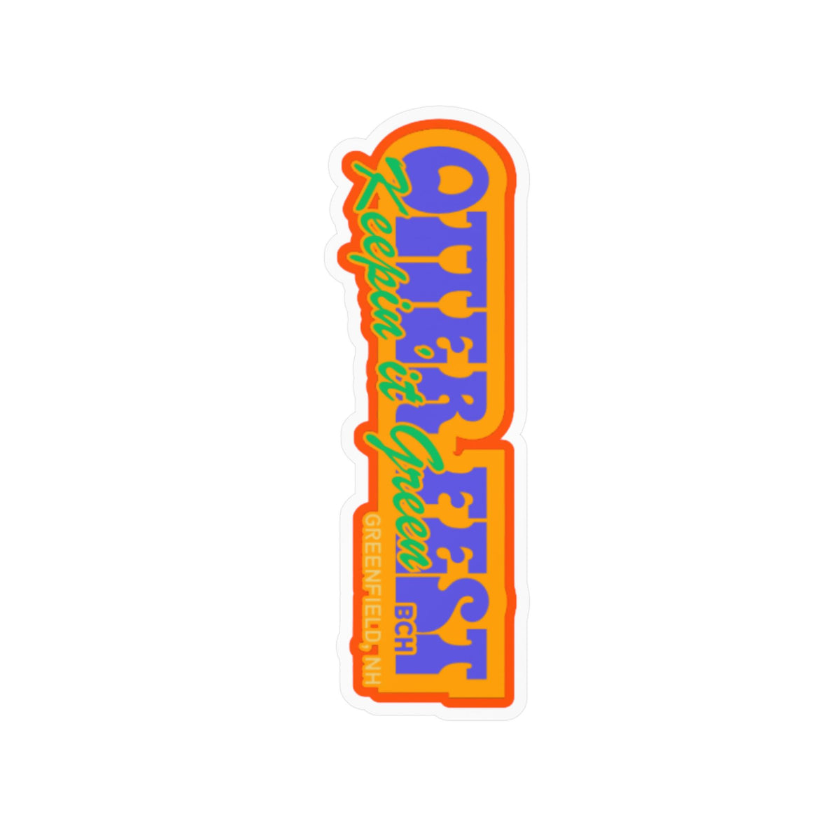 Outerfest Festival Logo Sticker | Kiss-Cut Vinyl Decal