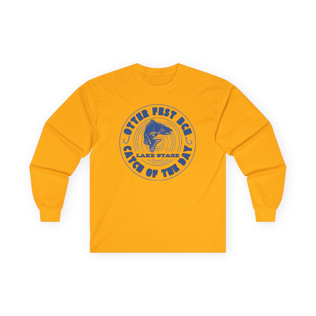 Otter Fest Catch of The Day Logo long sleeve tee | Lake Stage Tee