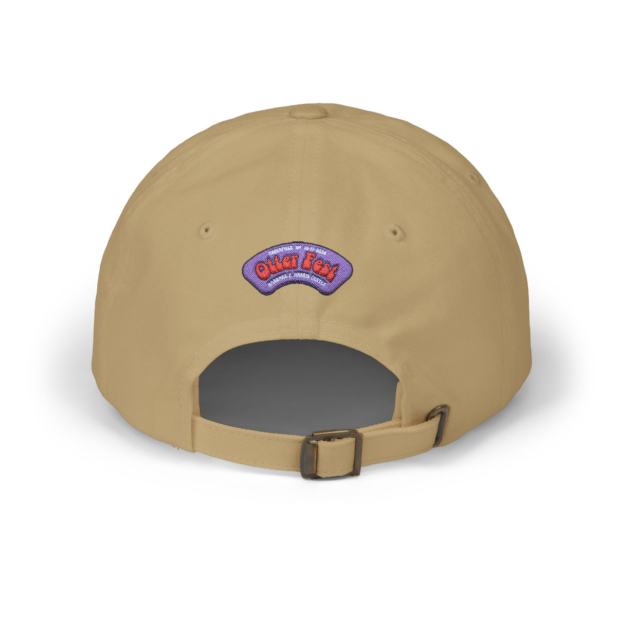 Otter Fest Peace Sign Acoustic Guitar Patch Classic Dad Cap |
