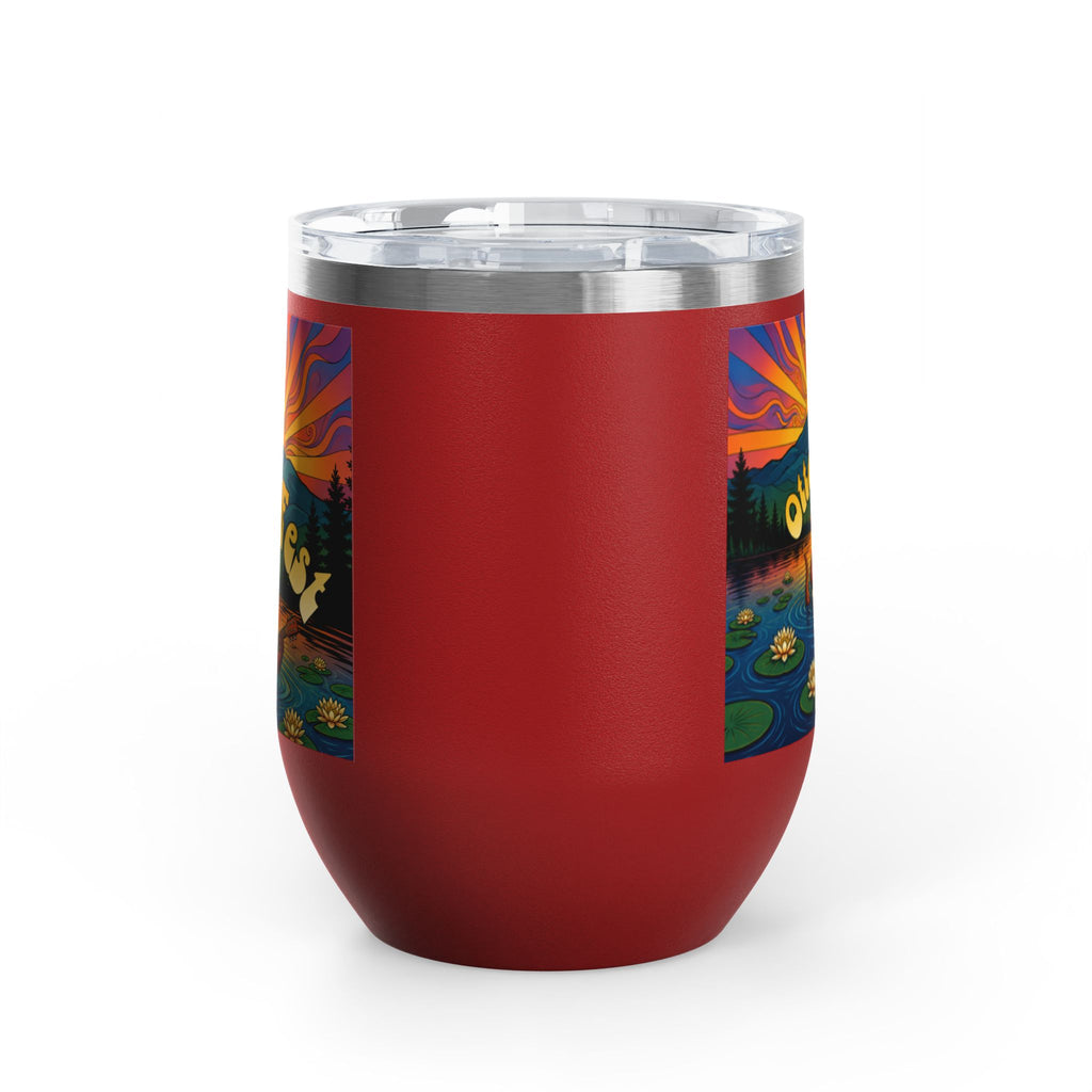 Otter Fest Strummin’ & Pickin’ Clem Sunset Wine Tumbler | Otter Fest 12oz. Wine Tumbler