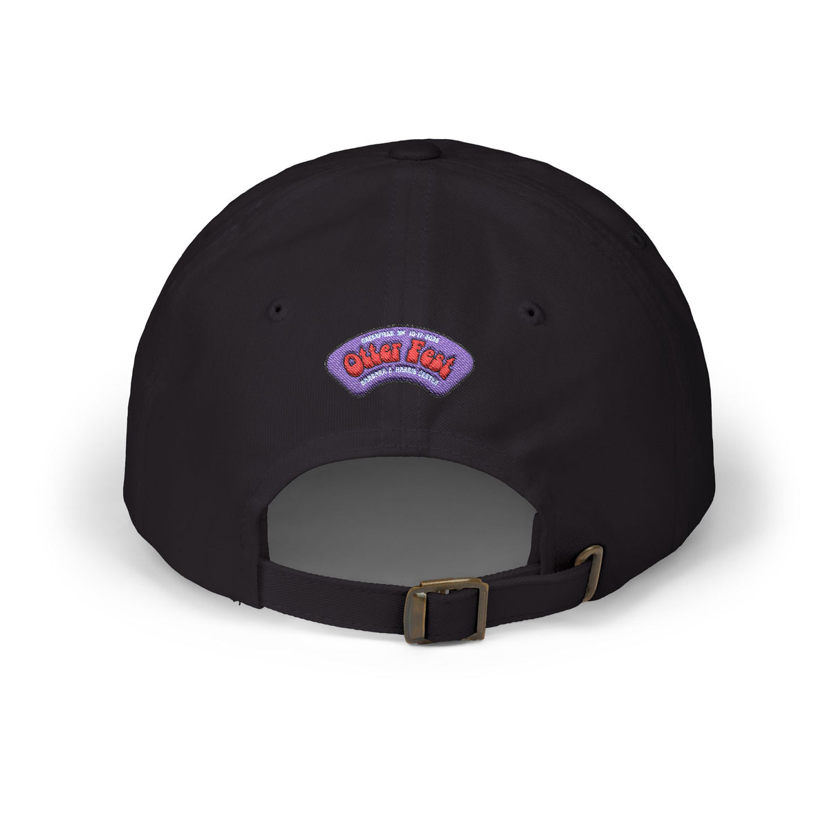 Otter Fest Peace Sign Acoustic Guitar Patch Classic Dad Cap |