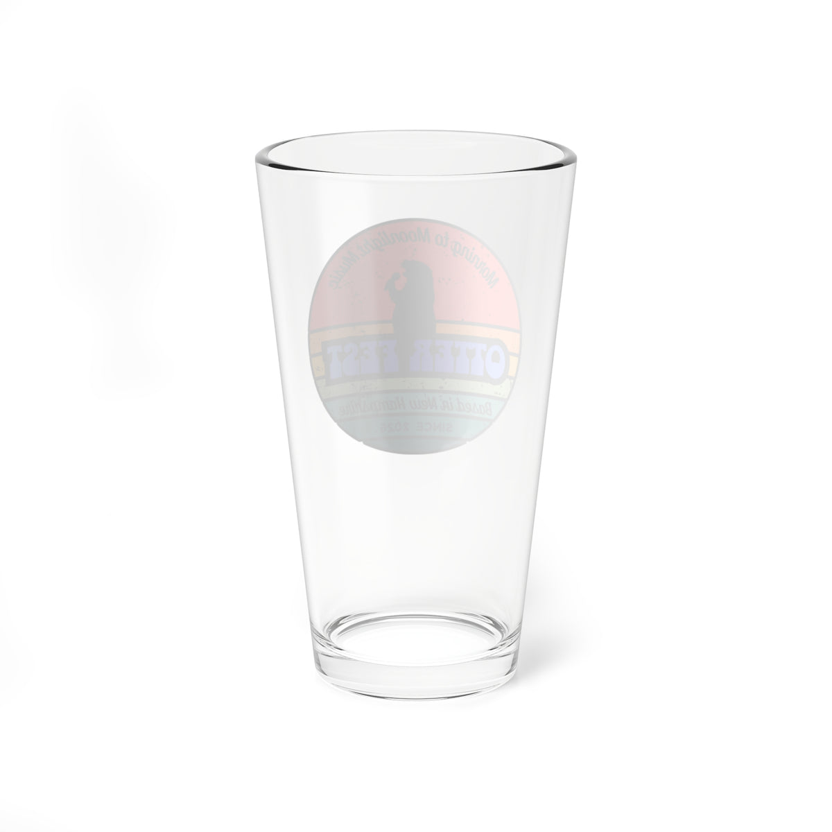 Otter Fest Retro Singing Otter Glass, 16oz