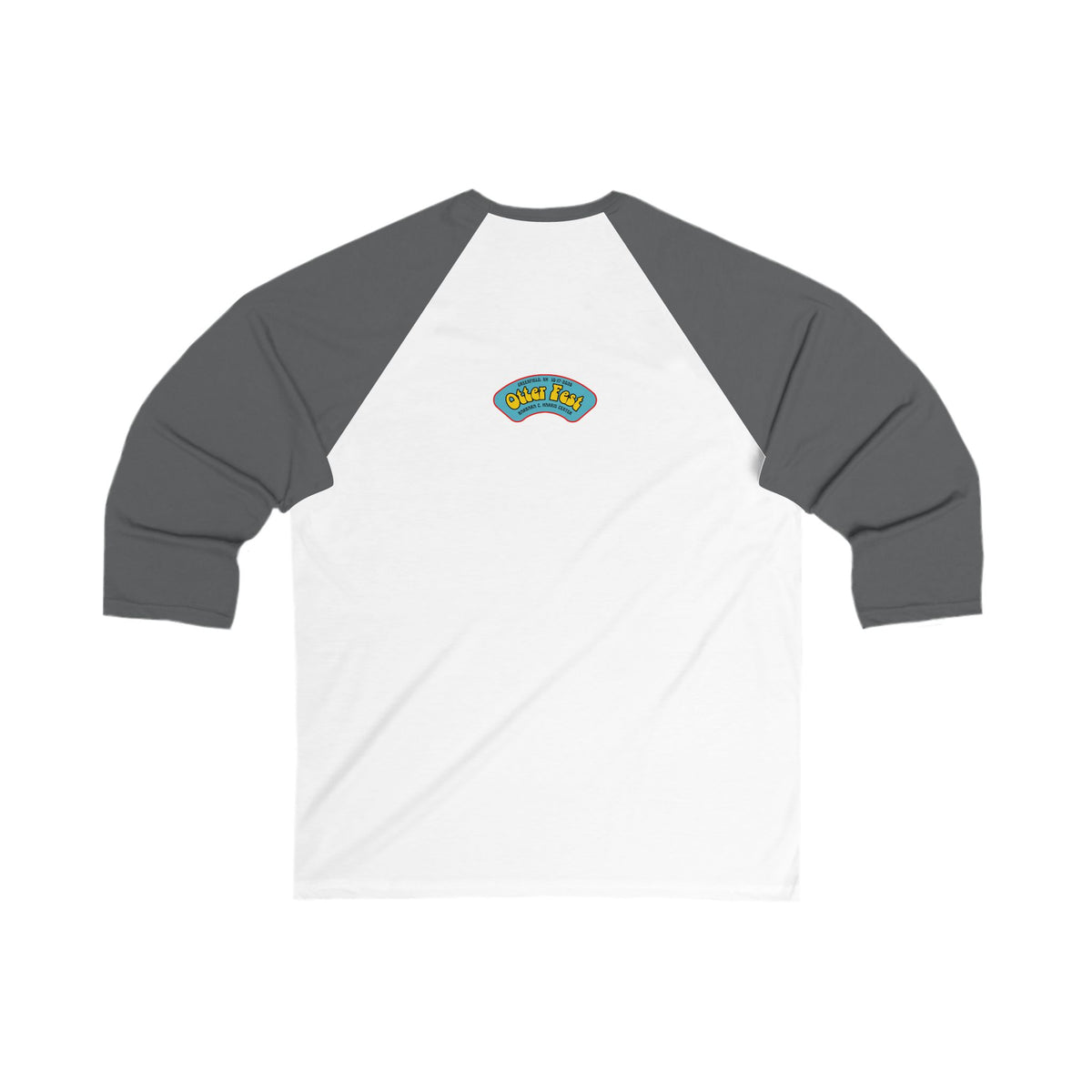 Otter Fest Banjo Circle Logo Baseball Tee | Otter Fest Bluegrass Stage