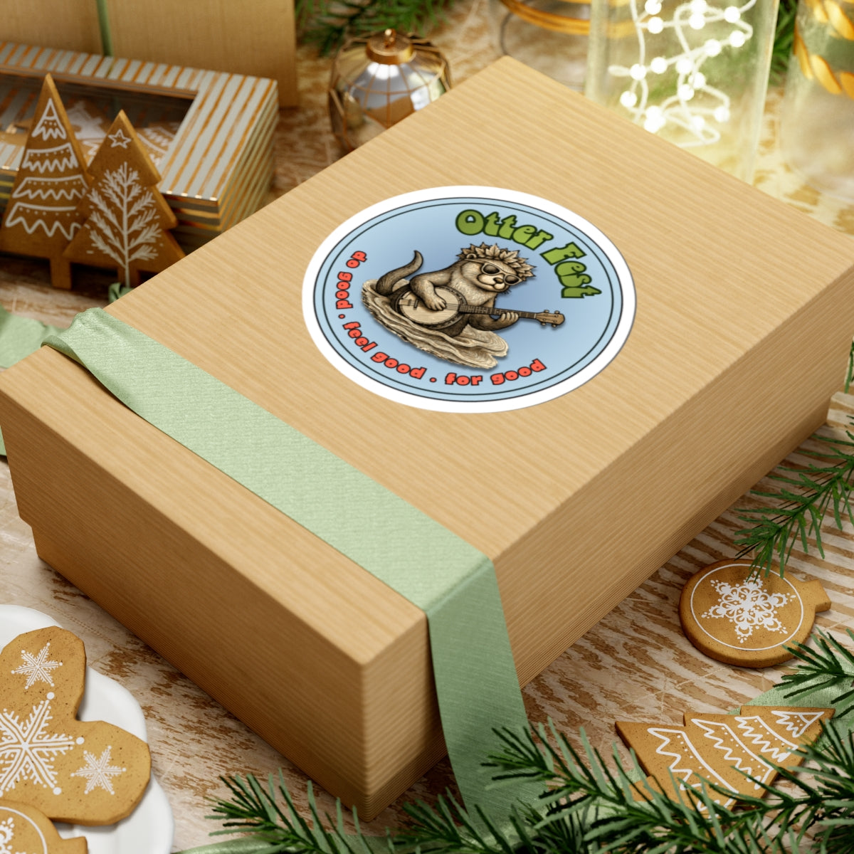 Otter Fest Blue Banjo Clem Sticker - Otter Fest BCH Sticker Collection!