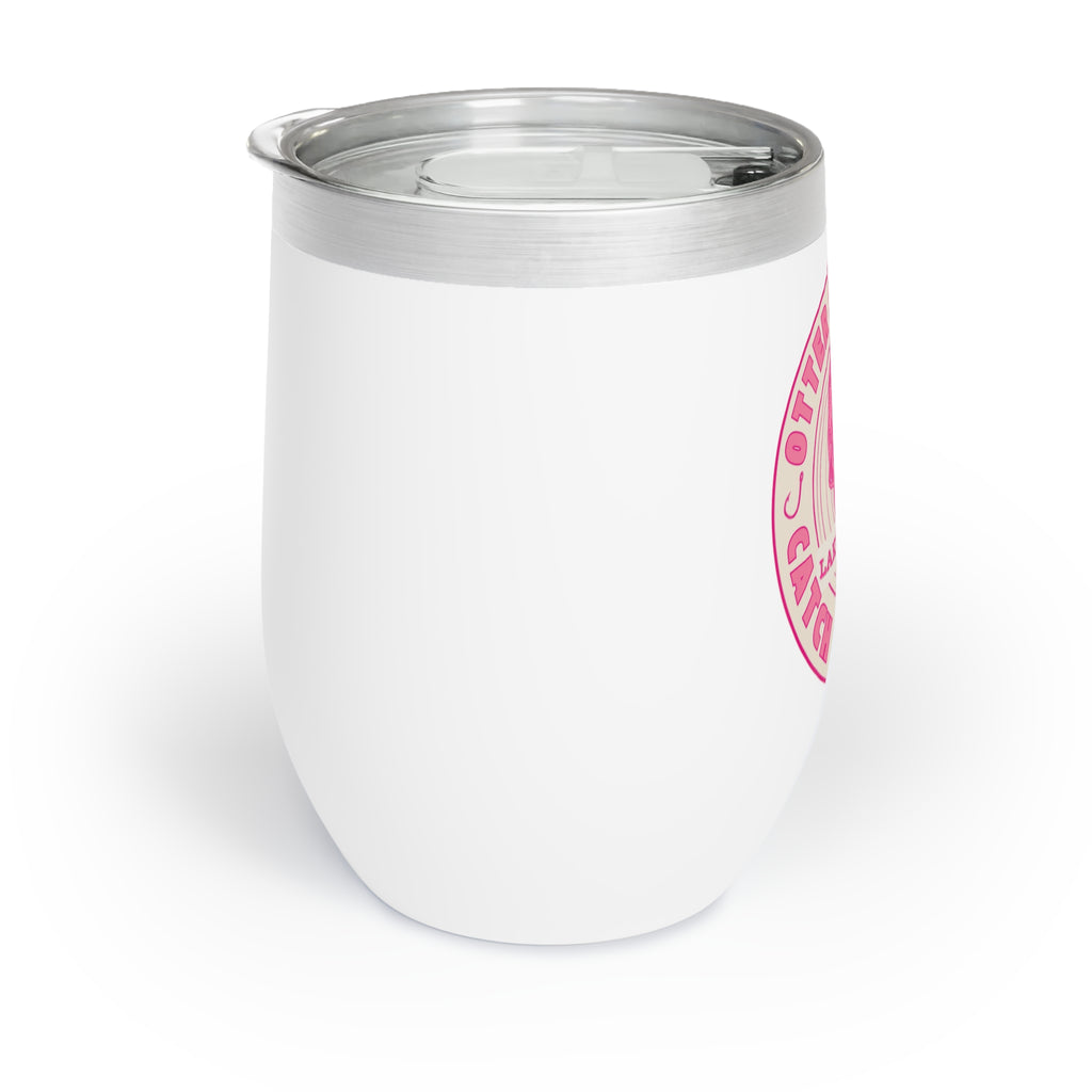 Otter Fest Lake Stage Catch of The Day Chill Wine Tumbler: Breast Cancer Awareness Month