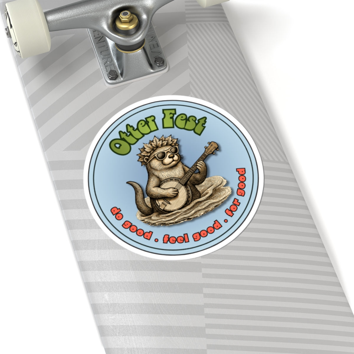 Otter Fest Blue Banjo Clem Sticker - Otter Fest BCH Sticker Collection!