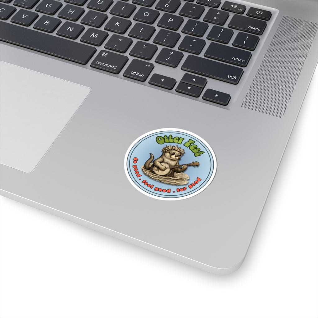 Otter Fest Blue Banjo Clem Sticker - Otter Fest BCH Sticker Collection!