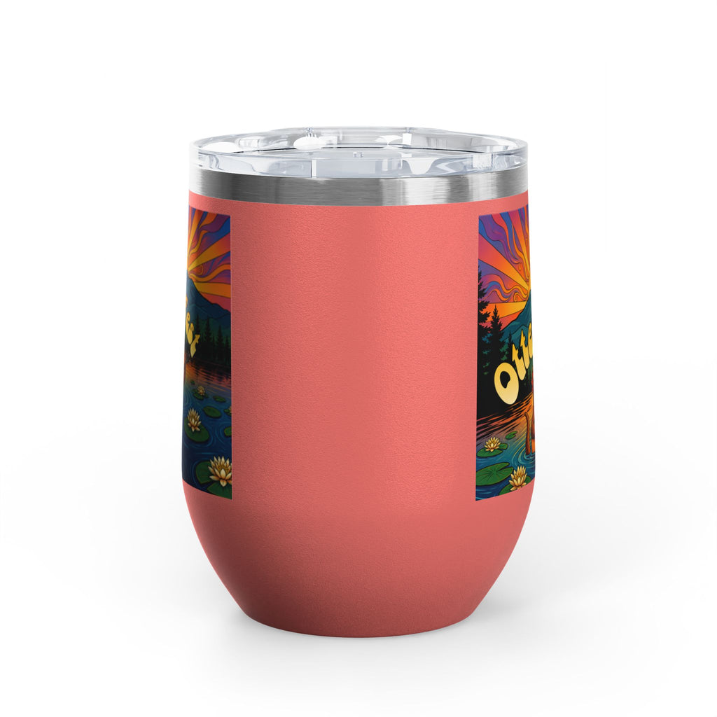 Otter Fest Strummin’ & Pickin’ Clem Sunset Wine Tumbler | Otter Fest 12oz. Wine Tumbler