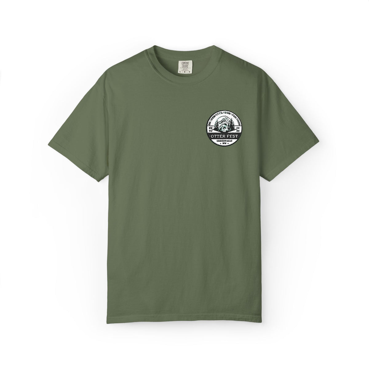 Otter Fest BCH Mountain Lake T-Shirt | Minimal Outdoor Emblem