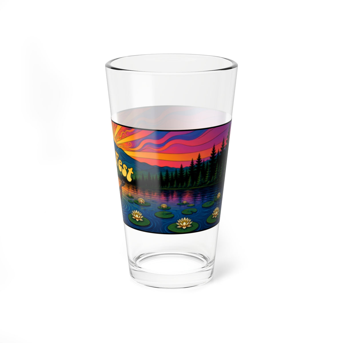 Otter Fest Banjo Otter Mixing Glass | 16oz Pint Glass