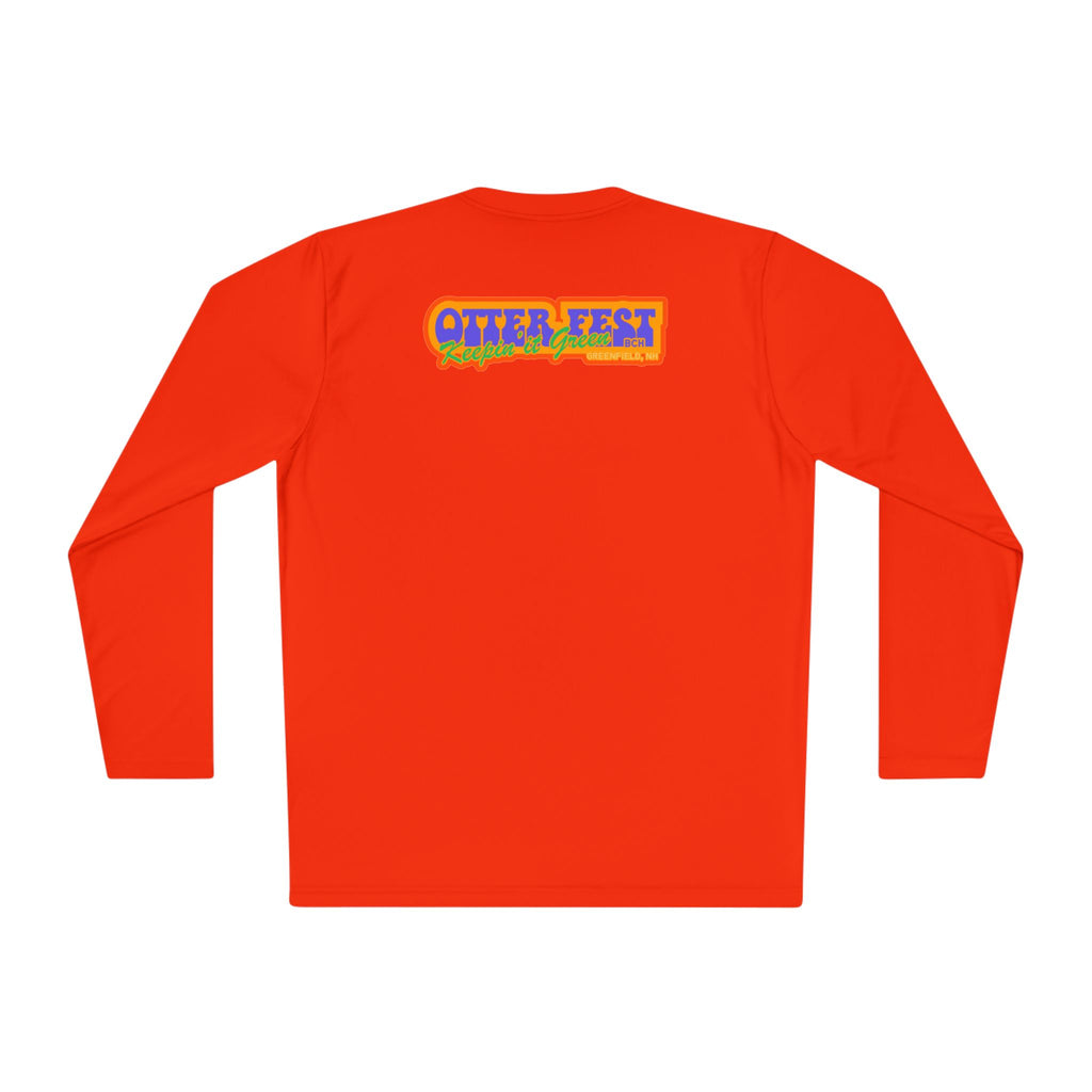 Otter Fest Mountain, Keeping it Green Long Sleeve Tee | Retro Outdoor Festival Shirt