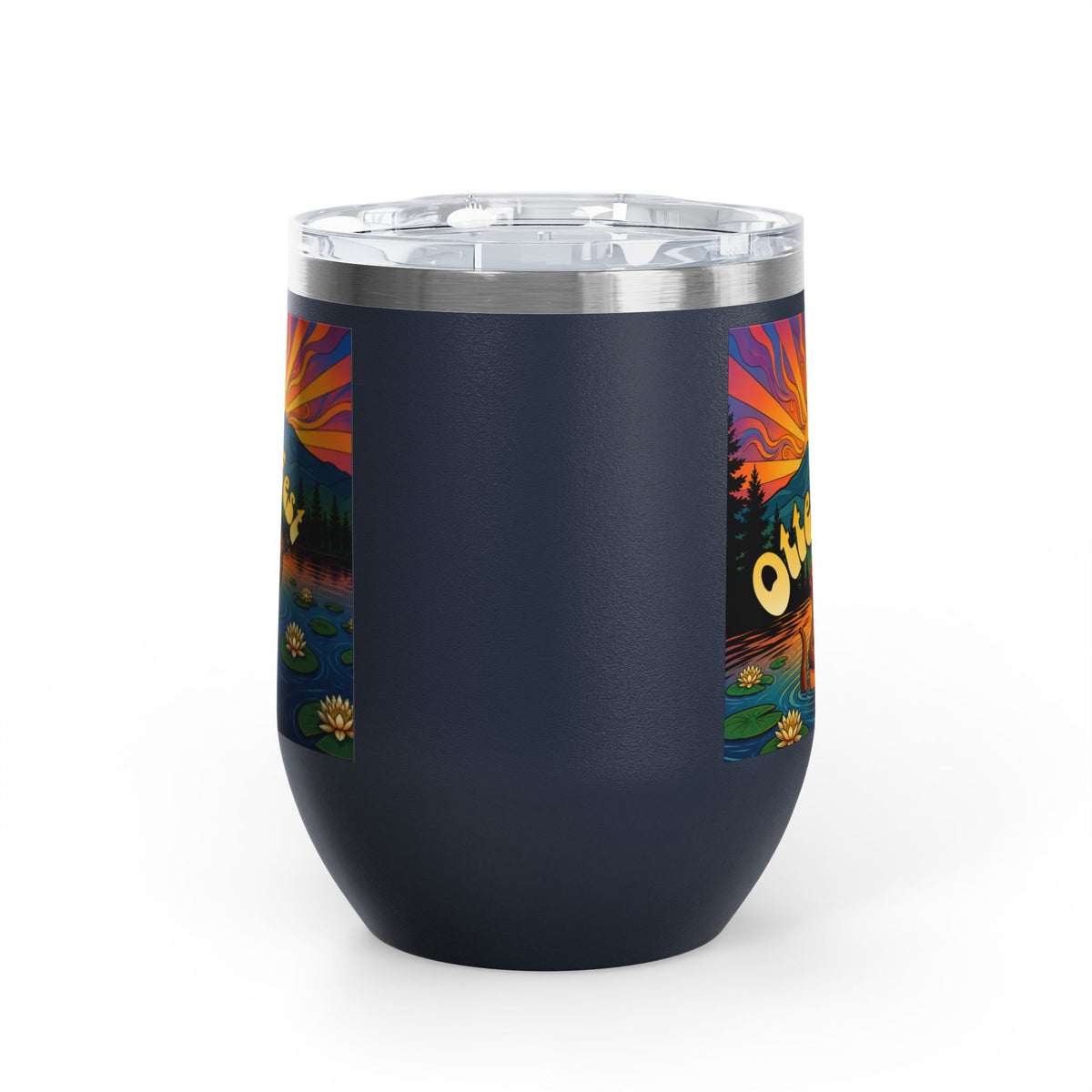 Otter Fest Strummin’ & Pickin’ Clem Sunset Wine Tumbler | Otter Fest 12oz. Wine Tumbler