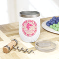 Otter Fest Lake Stage Catch of The Day Chill Wine Tumbler: Breast Cancer Awareness Month