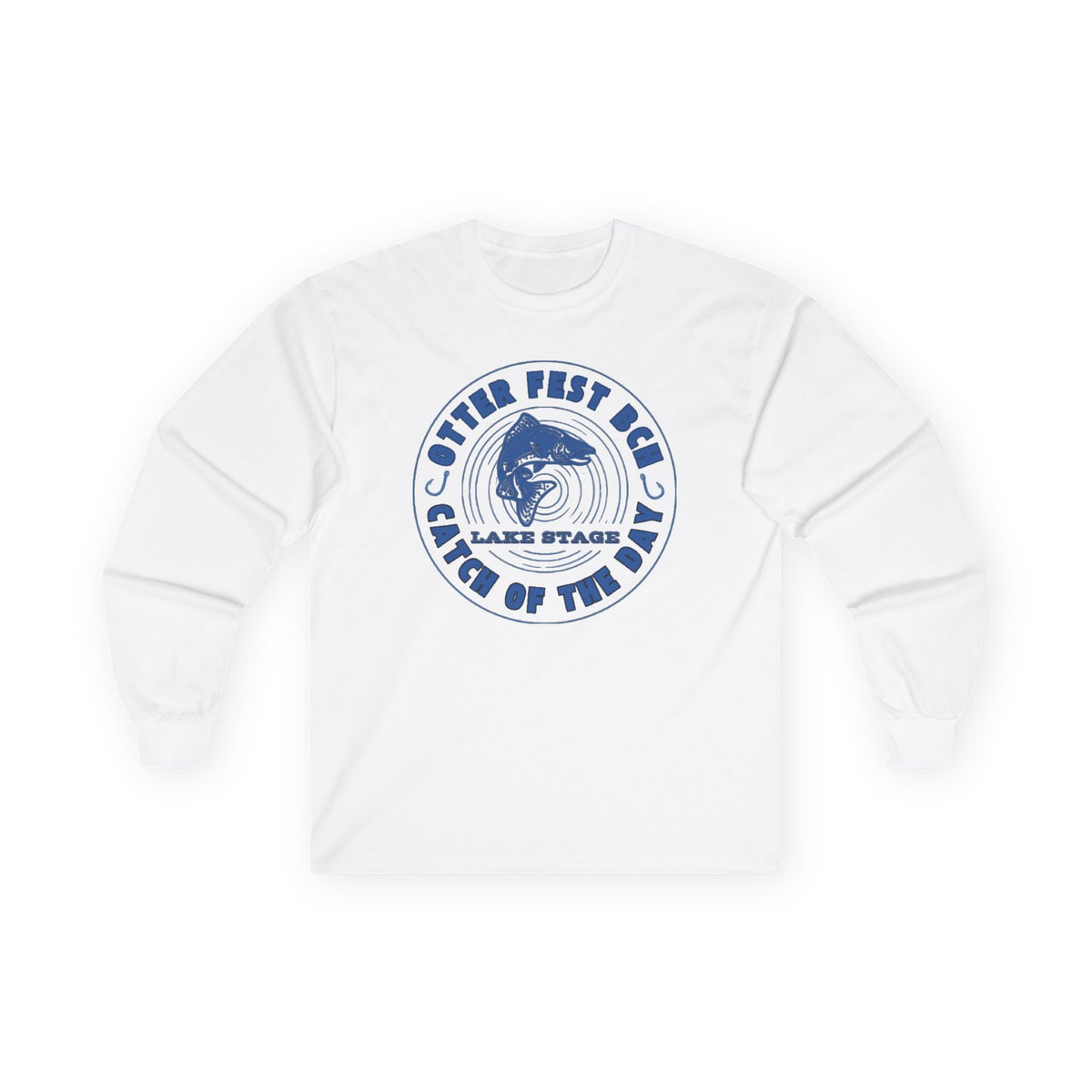 Otter Fest Catch of The Day Logo long sleeve tee | Lake Stage Tee