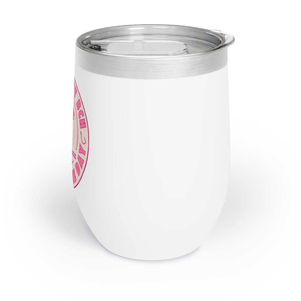 Otter Fest Lake Stage Catch of The Day Chill Wine Tumbler: Breast Cancer Awareness Month
