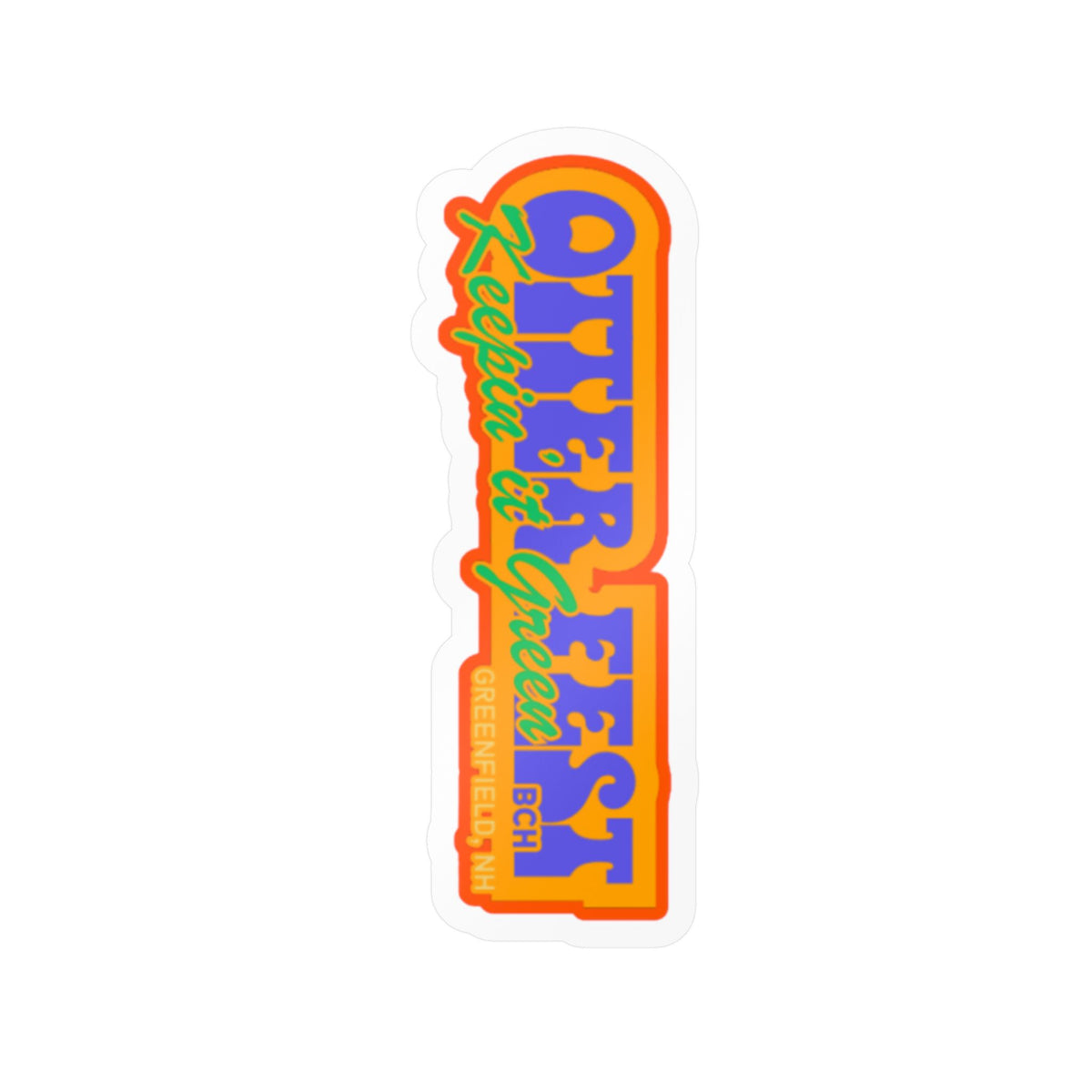 Outerfest Festival Logo Sticker | Kiss-Cut Vinyl Decal