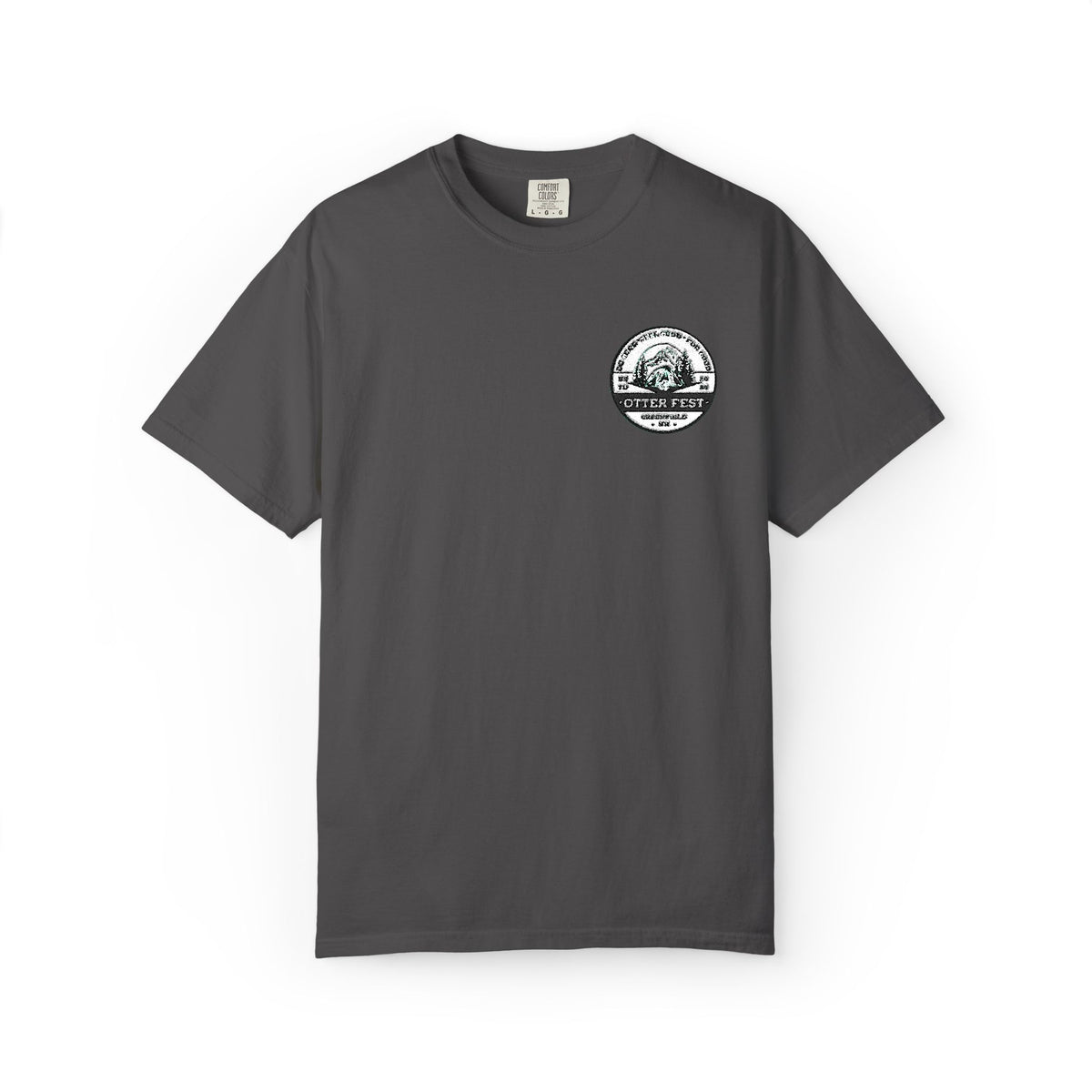 Otter Fest BCH Mountain Lake T-Shirt | Minimal Outdoor Emblem