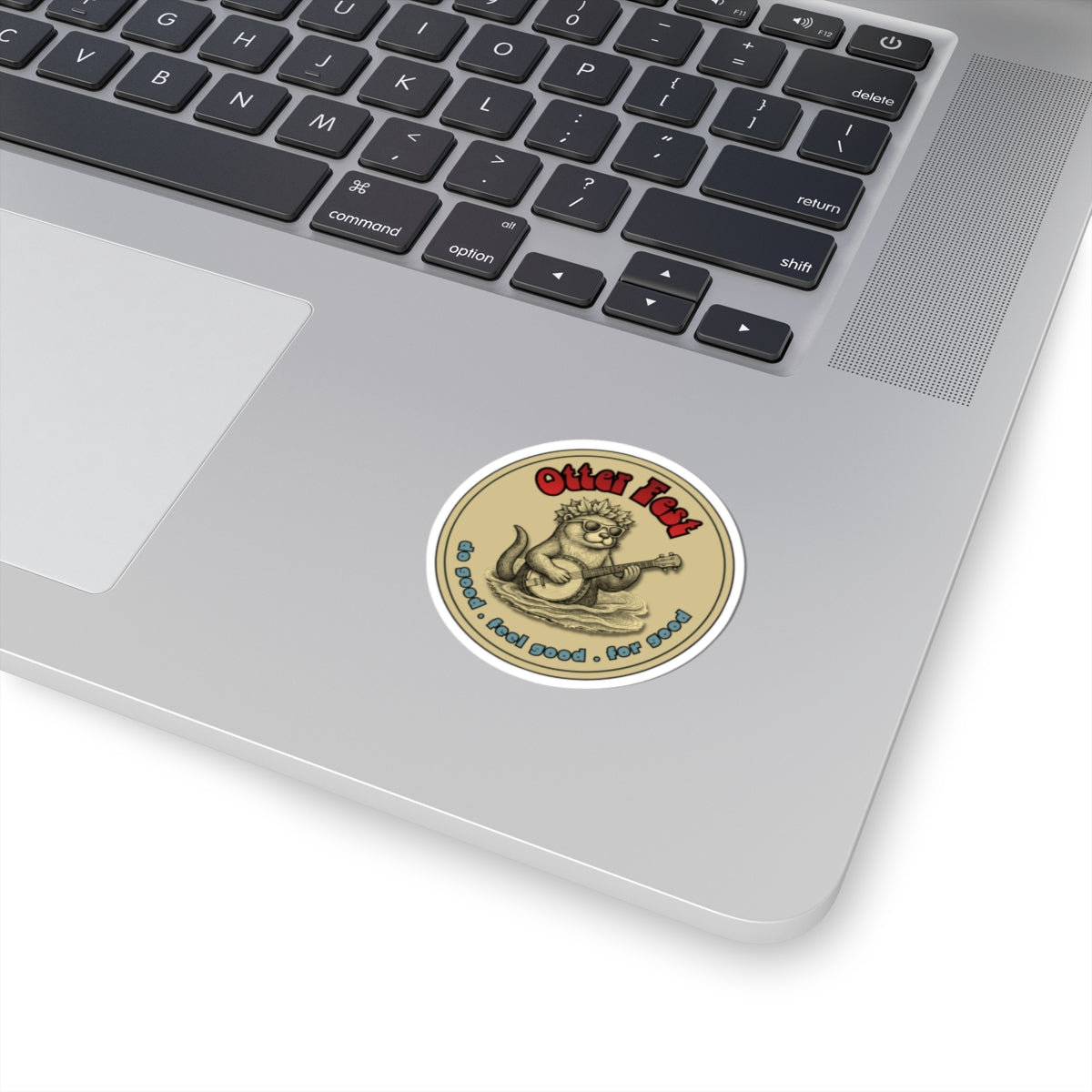 Khaki Banjo Sticker - Otter Fest BCH Sticker Collection!