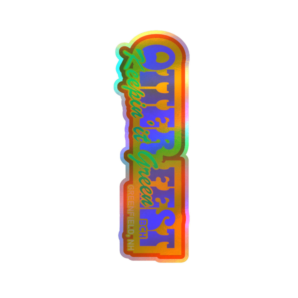 Outerfest Festival Logo Sticker | Kiss-Cut Vinyl Decal