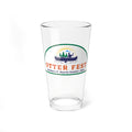 Otter Fest Canoe & Lake Logo Mixing Glass 16oz |  Pint Glass