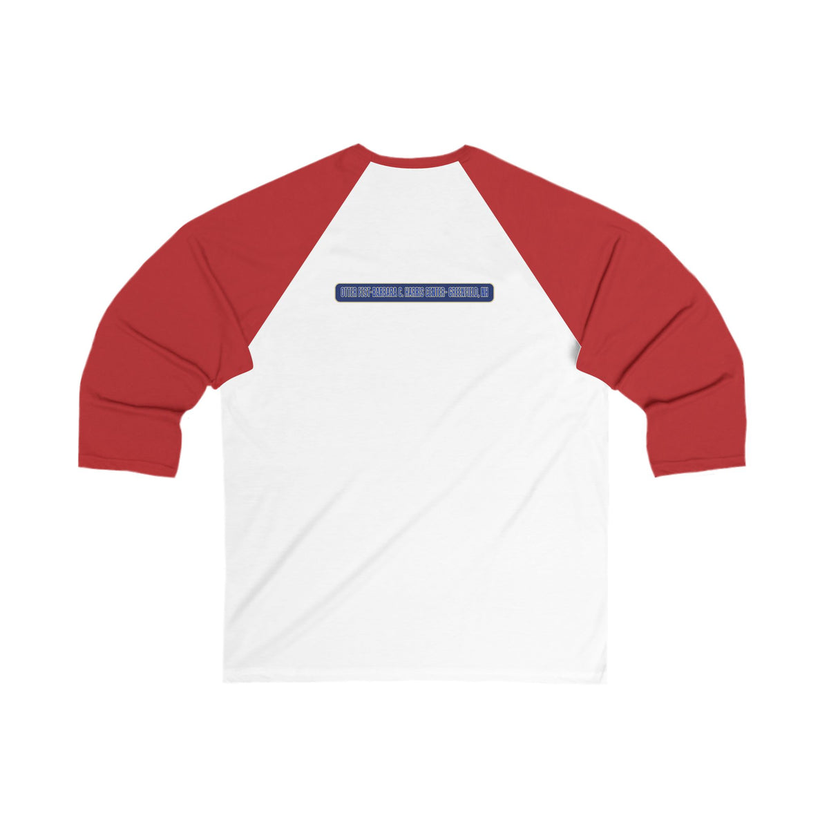Otter Fest 2026 Classic Navy Badge Baseball Tee | Otter Fest Raglan