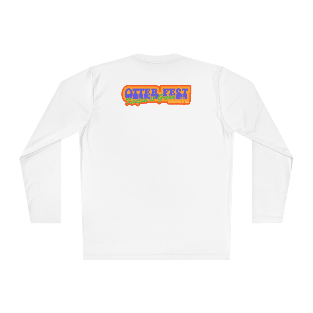Otter Fest Mountain, Keeping it Green Long Sleeve Tee | Retro Outdoor Festival Shirt